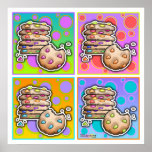 Posters, Prints - Pop Art Cookies