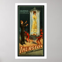 Posters Theater Vintage Thurston Magican