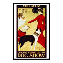 Posters Vintage "Dog Show" Coliseun posters by Zazzle_Vintage Posters Vintage "Dog Show" Coliseun posters