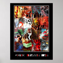Posters Zizzago Street Art Abstract Urban Grunge