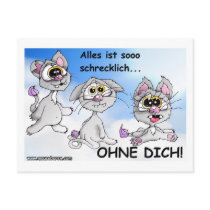 postkartekleinesgrauestierchen postkarten