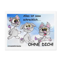 postkartekleinesgrauestierchen postkarten