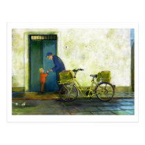 Postman Postcard postcards