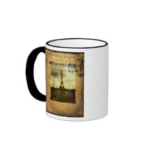 Postmarked Paris Coffee Mugs
