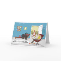 Postnatal Chicken - Father's Day Greeting Card