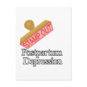 Postpartum Depression postcards