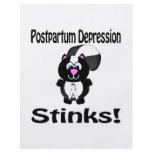 Postpartum Depression Stinks Skunk Awareness Desig flyers