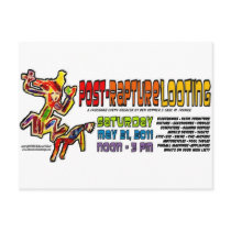 postrapture looting horizontal post cards