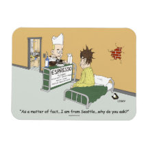 Postum Cartoon Premium Flexi 3x4 Magnet