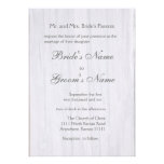 Postwood  Bridal's Bouquet Wedding Personalized Invitation