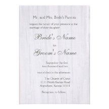 Postwood  Iris Wedding Custom Invitation