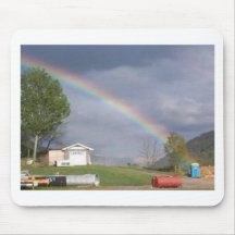 pot at the end of the rainbow mousepad