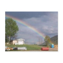 pot at the end of the rainbow postcards