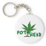 Pot Head Key Chain