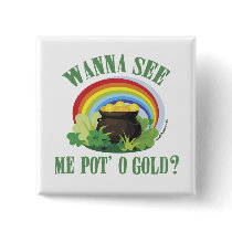 Pot O' Gold St Paddy's Giftware buttons by stpatricksdaygifts Pot O' Gold St Paddy's Giftware buttons