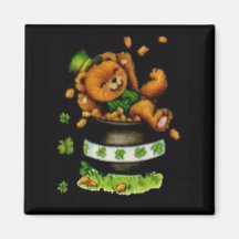 Pot of Bear Magnet