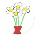 Pot of daisies sticker by Elsapozu Pot of daisies sticker