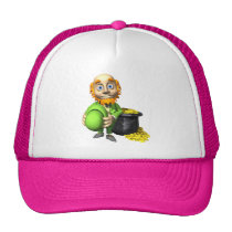Pot Of Gold And Leprechaun hats