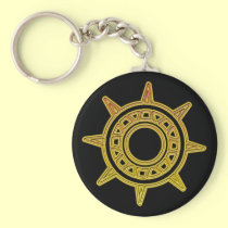Pot of Gold Compass keychains