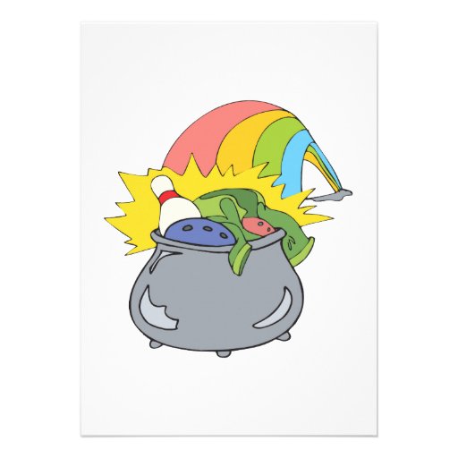 Pot Of Gold Personalized Invite