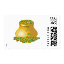 Pot Of Gold postage by mantisgraffix Pot Of Gold postage