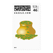 Pot Of Gold postage by mantisgraffix Pot Of Gold postage