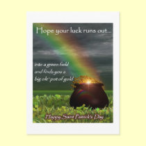 Pot of Gold Postcard postcards