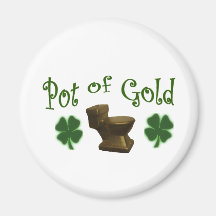 Pot of Gold Refrigerator Magnet