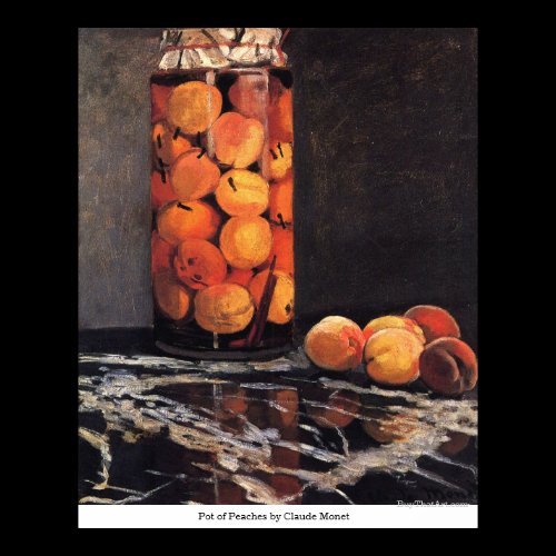 Pot of Peaches by Claude Monet Posters