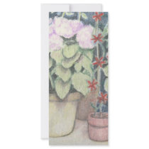 Pot Plant Art rack cards by ckeenart Pot Plant Art rack cards