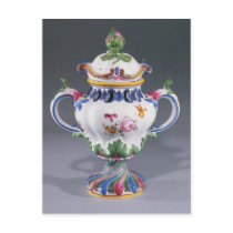 Pot-pourri Vase, made in Strasbourg, c.1754-60 Post Card