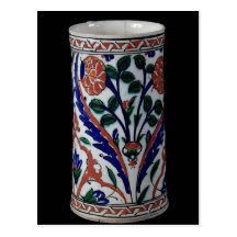 Pot with a floral decoration, Iznik Post Cards