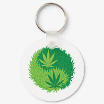 Pot Ying Yang keychains by fightcancertees Pot Ying Yang keychains
