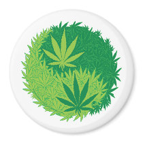 Pot Ying Yang magnets