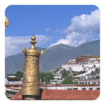 Potala Palace in Lhasa, Tibet taken from Square Stickers
