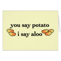 Potato Aloo Cards