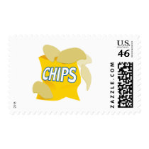 potato chips postage stamps