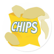 potato chips stickers