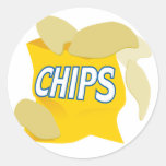 potato chips stickers