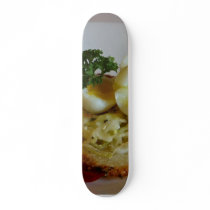 Potato Galettes With Quail Eggs Custom Skate Board