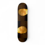 Potato on dirt skate deck