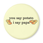 Potato Papa magnets