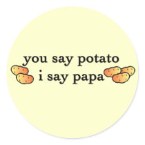 Potato Papa stickers by smallhandsdesigns Potato Papa stickers