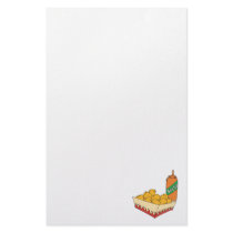 potato tater tots with salsa customized stationery
