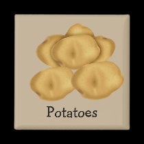 Potatoes magnets
