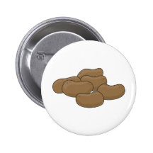 Potatoes Pinback Buttons