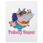potbelly pig belly dancer funny piggy flyers