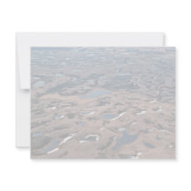 Potholes in Wetlands, (Aerials) Custom Invitations