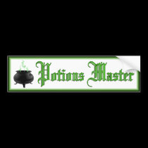 Potions Master - Bumper Sticker bumper stickers