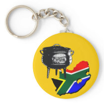 Potjiekos lovers South African flag gifts Keychains
